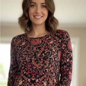 J JILL MULTI COLORED SHIFT. SIZE SMALL. NEW WITHOUT TAGS